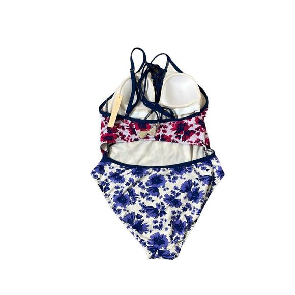 Gibson Latimer Floral Swimsuit Size M - Picture 3 of 5
